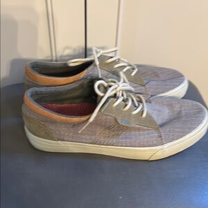 Reef Ridge TX Men's Shoes Grey 9 M Canvas Low Top Skateboard RF003145 Sneakers